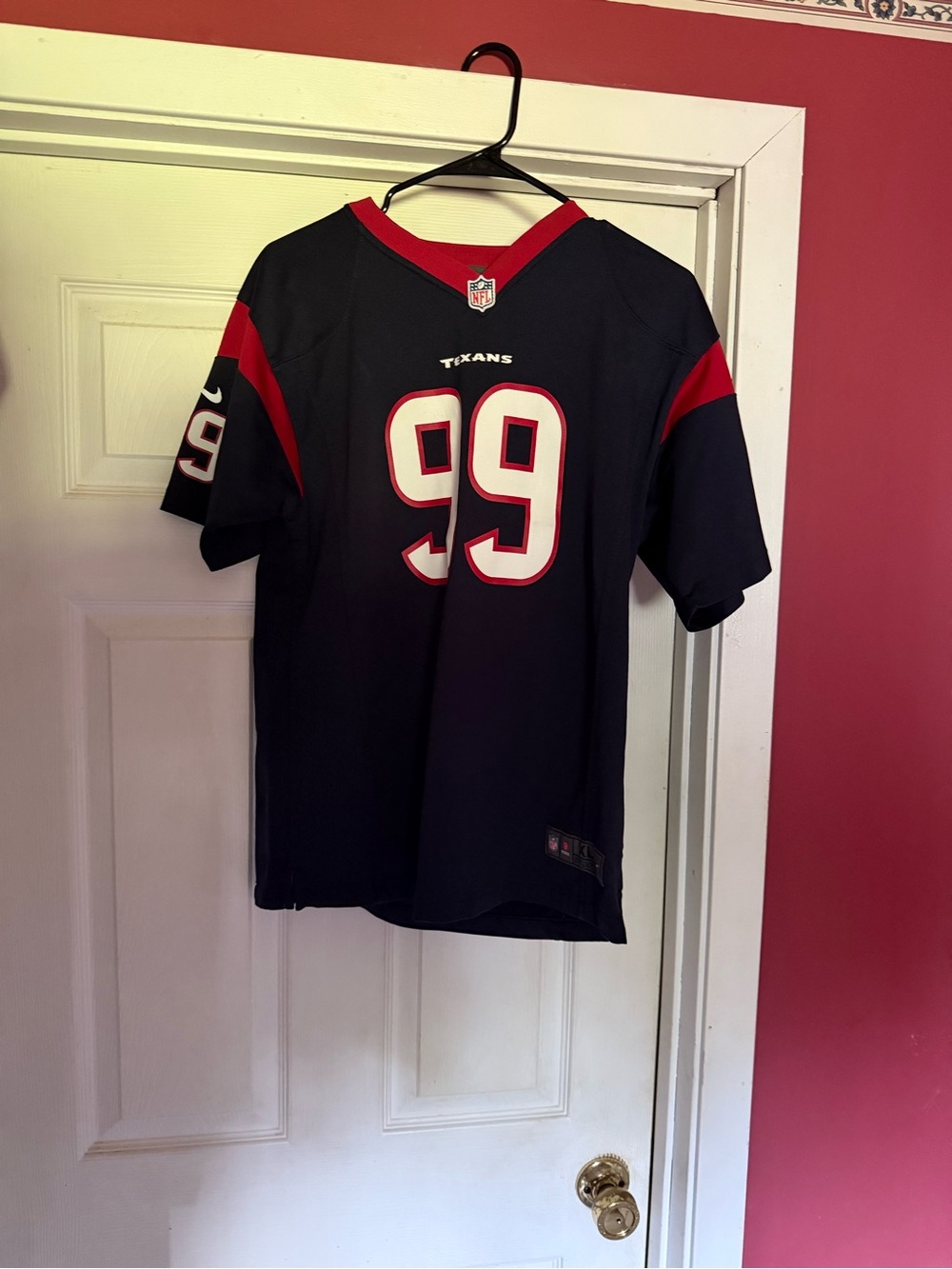 Houston TexansJ. J. Watt  #99 Navy Football Jersey